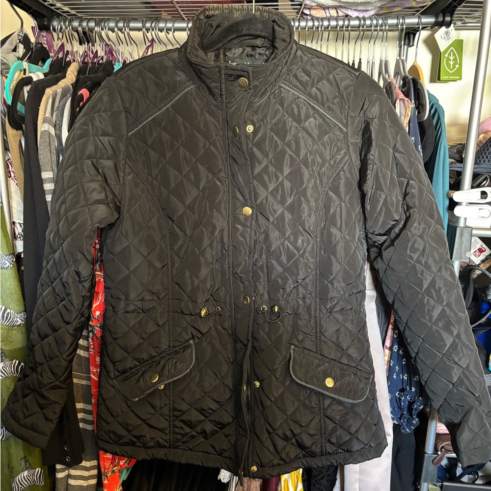 Jason Maxwell Black Quilted Jacket